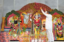 Deepakbhai Showering Flowers On Lord Krishna